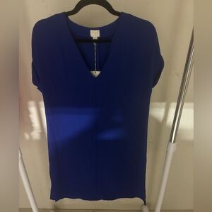 A New Day Blue Cap Sleeve Boxy Dress